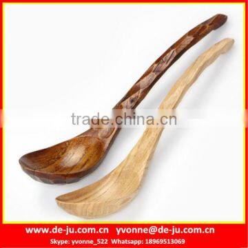 Unflatness Long Handle Wood Rice Spoon photo-3