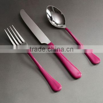 Beautiful Enamel Handle on Stainless Steel Cutlery