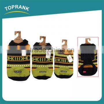 Fashion Design Green Letter Knitted Dog Sweater Winter Pet Clothes photo-4