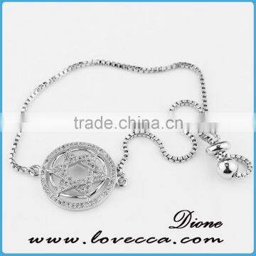 White Gold Plated Wedding Jewelry Bracelet Bridesmaid Gift Micro Pave Zircon Jewelry Bracelet photo-5