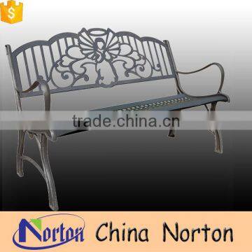 Pop craft angel decorative metal outdoor bench for sale NTIRH-005Y