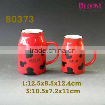 Milk Mug,Creative bottle,ceramic shape cup