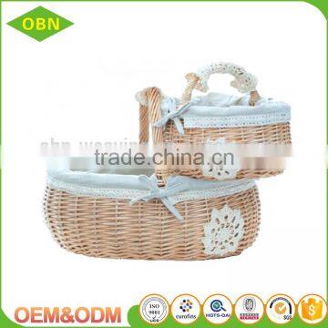 Custom size wicker basket toronto wedding gift fruit basket decoration