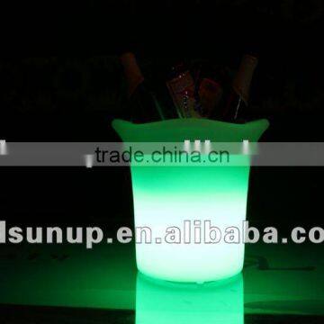 PE Material Rotational Moulding Plastic Modern LED Bar small ice bucket