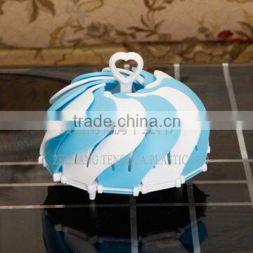 Cheap Plastic Plate Foldable Fruit Plate