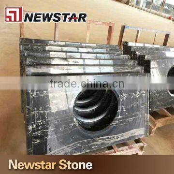 Newstar Countertop Silver Dragon Marble Cheap Bathroom Vanity Top photo-3