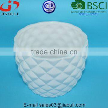 Hot Sale Dolomite Material Ceramic Pineapple Shaped Planter Flower Pot photo-6