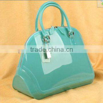 shell shape silicone bag pvc lady's bag