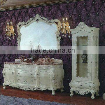 European Style Bathroom Vanities, Hand Carved Vanity For Bathroom, Vintage Bathroom Furniture Cabinets(BF08-4062)