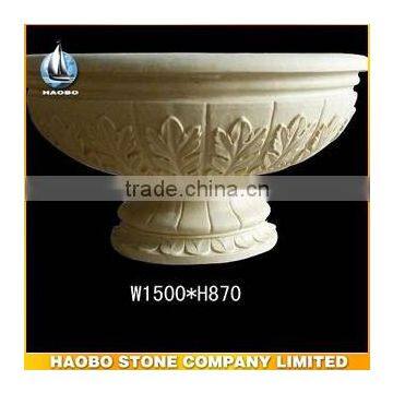 Natural G682 Granite Flower Pots