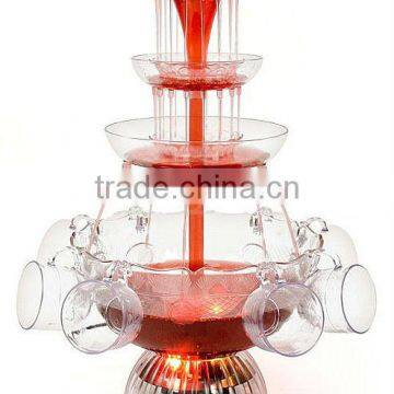 CHOCOLAZI ANT-8010 3 tiers Plastic Home Wine Fountain electric wine fountain 3L