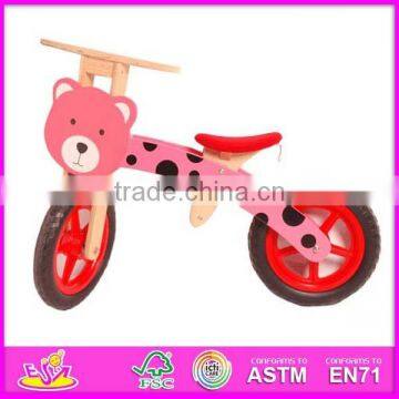 2015 hot sale kids wooden bicycle,popular wooden balance bicycle,new fashion kids bicycle WJ276391-F1