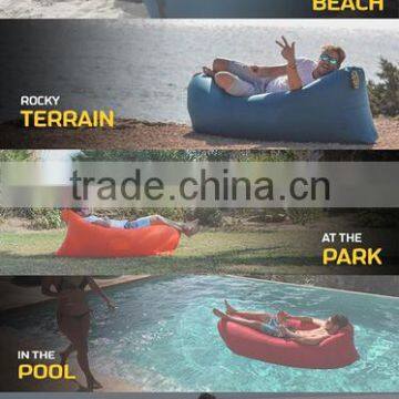 Light Weight Inflatable Beach Lounger Sleeping Bag Large Bean Bag photo-3