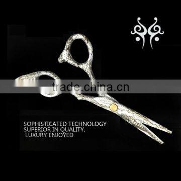 QJ-HC48 Punk Style Hair Dresser Cutting Scissor With Special Pattern photo-5