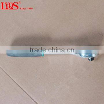 Steel Quick Release Hand Chromed Ratchet Socket Wrench With 3/8" Drive Size photo-4