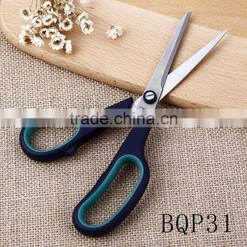 Newest Fashional Colorful Style Students Office Stainless Steel Blade Rubber and Plastic Scissors photo-5