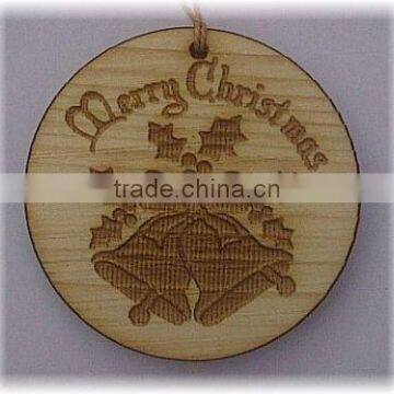 Holiday Bells Laser Engraved