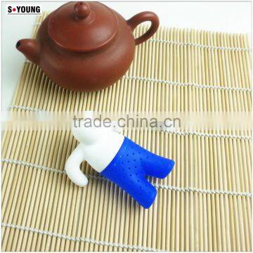 16158 Unique Cute Tea Strainer Silicone Tea Infuser Filter Teapot Teabags for Tea & Coffee Drinkware photo-6