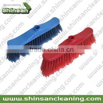 cheap long bristle plastic broom