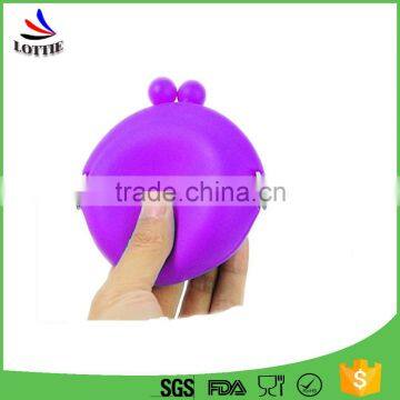 2016 Popular Latest Cheap Fashion Cute Candy-colored Animal Silicone Children Bags Wallet for Promotion Gifts photo-3