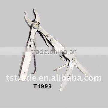 2014 Small multi adjustable tools pliers with knife T1999