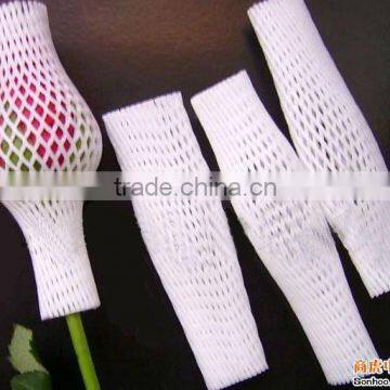 10*1cm White PE Plastic Sleeve Netting for Rose Flowers photo-2