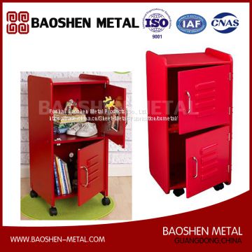 Red Cabinet Stand Multi-use Lockable Sheet Metal Fabrication