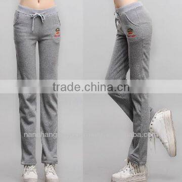 ladies knitting sweatpants,custom trousers for women