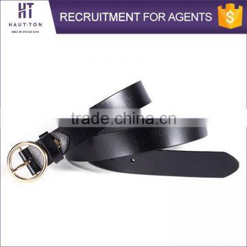 High Quality Ladies Luxury Genuine Split Cow Leather Belts Wholesale Custom Logo Women Alloy Pin Buckle Belt photo-2