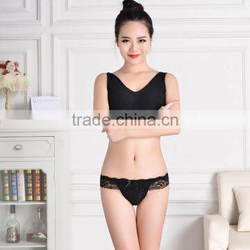 Stock Flowers Floral Print Lace Underwear Women Transparent Thongs Sey Women's Thong and G-String T Back Lingerie G String Panty photo-5