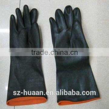 Good Quality Industrial Rubber Gloves Chemical Resistant photo-5