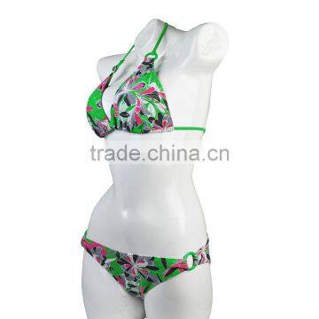 2016 Sexy Push up Straps Women Bikini Swimwear Bathing Suit Bikini With Decorated Bra(BS1149) photo-2