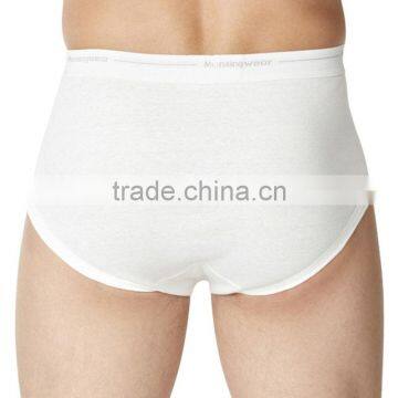 Comfortable Breathable Cotton Fabric Wholesale Plain White Boxer Shorts photo-3