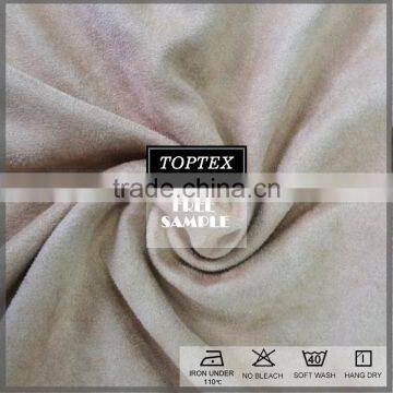 Anti-Static 100 % Polyester Micro Faux Suede Fabric photo-2