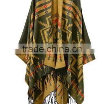 2017 New Fashional Style Women Scarf Cross-shaped Design Imitated Cashmere Material With Tassels Female Trip Cappa photo-5