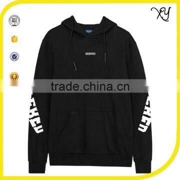 2017 Custom Printed Mens Cotton Hoodies Sweatshirt Pullover With Embroidered Logo photo-2