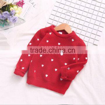 2-7 Years 2017 New Fashion Winter Girls Knitted Sweater Long Sleeve Girls Pullover Sweaters photo-2