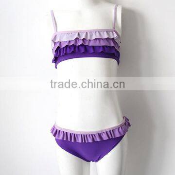 Girls Fashion Swimwear Puple Bikini photo-5