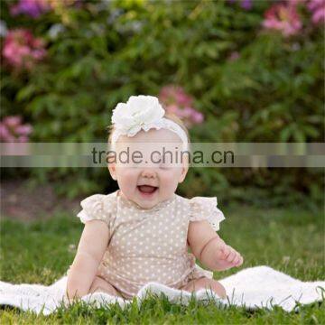 S33628W Cute Infant Kids Lace Floral Romper Baby Girls Tulle Romper Jumpsuit photo-2