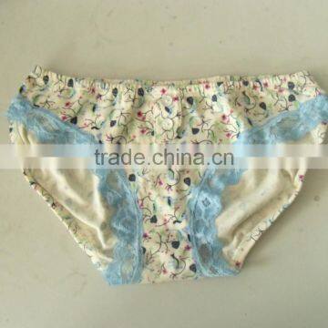 OEM New Design Ladies' 100% Merino Wool Thermal, Young Girl, Lace Band, Seamless, Printed, Customized, Panties, Lady Lingries photo-3
