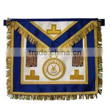 Masonic Grand Lodge Apron,Lambskin Apron with Embroidery Badge,