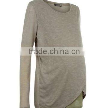 Organic Cotton Nursing Cover Breast Feeding T-shirt for Pregnant