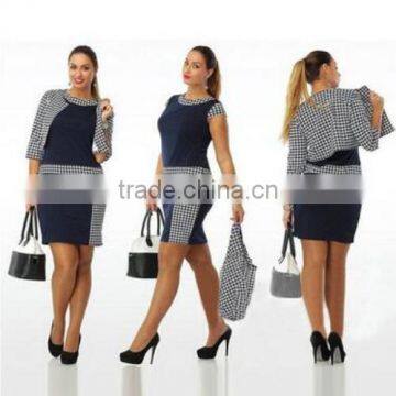 Walson 2015 Women Casual Hooded Cotton Print Bodycon Dresses Loose Plus Size Knee Length Summer photo-5