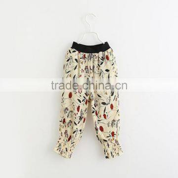 Summer Full Printing Harem Pants Wholesale Baby Girl Pants photo-3