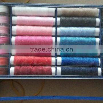 hot sale 64pcs polyester sewing thread for whole sell to haberdashery