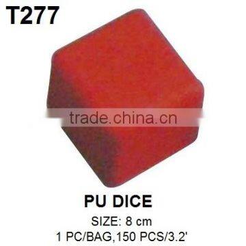2pcs Plastic Inflatable Dice Soft Cubes Dot Dice photo-4