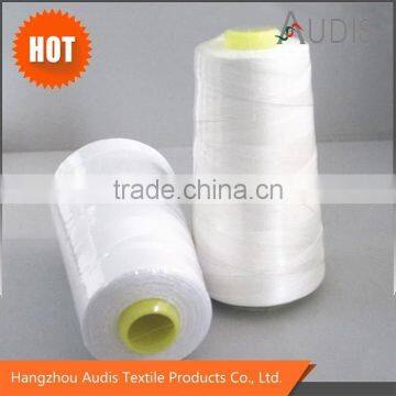 Spun Polyester Twist Yarn of Paper Cones Raw White Sewing Embroidery Thread