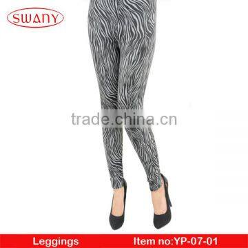 women zebra patterned leggings/tube pantyhose