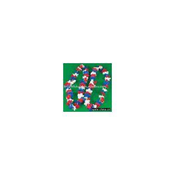 Patriotic Flower Leis