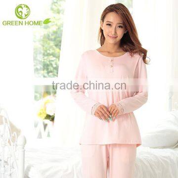 China wholesale comfortable smooth women flannel pajamas sets
